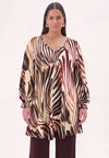 Tunique large en bas aquarello - multi