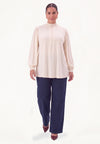 Tunique flare uni r-dolce - rose