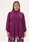 Tunique flare uni dolce - Violet