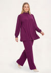 Tunique flare uni dolce - Violet