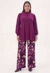 Tunique flare uni dolce - Violet