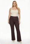 Pantalon bootleg denim dolce brown - marron