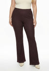 Pantalon bootleg denim dolce brown - marron