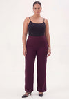 Trousers straight ECO VERO - purple 