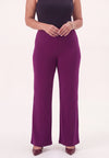 Trousers straight UNI DOLCE - purple - #2