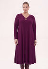 Dress midi uni dolce - Violet