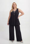 Singlet wide bottom UNI DOLCE - black 