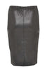 Skirt fake leather binding - black  - #3