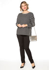 Shirt wide stones BRETON - black - #2