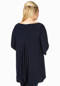 Shirt wide pleat back DOLCE - blue - #3