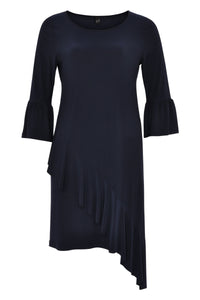 Dress asymm frill DOLCE - blue - #4