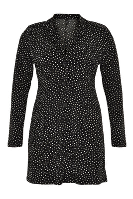 Blazer long DOTS - black  - #4