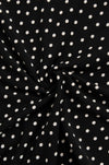 Shirt relax dropped neck DOTS - black - #5