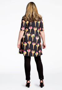 Shirt wide bottom ICECREAM - black - #3