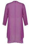 Blouse jacket voile UNI - purple - #3