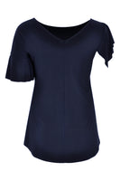 Tunic flare asym frill DOLCE - blue - #3