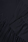 Dress ruffles/pearls DOLCE - blue - #5