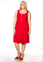 Dress ruffled strap DOLCE - red  - #2