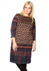 Dress Leopard Check - multi