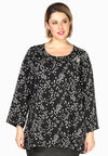 Tunic pearls CONFETTI - black