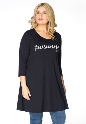 Tunic flare Parisienne - blue - #1