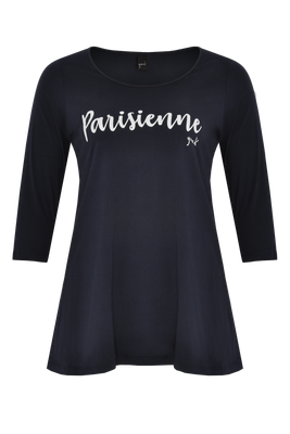 Tunic flare Parisienne - blue - #4