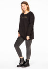 Sweater beaded bees - black 