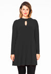Tunic wide bottom turtle DOLCE - black