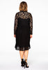 Dress ruffled LACE - black  - #3