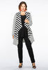 Cardigan STRIPE MIX - white  - #2