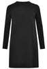 Dress deep back neck - black  - #4