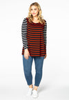 Tunic flare mix breton - blue