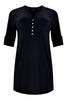 Tunic grandad collar DOLCE - blue - #4