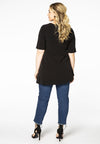 Shirt asym bottom DOLCE - black - #3