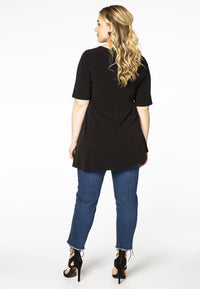 Shirt asym bottom DOLCE - black - #3