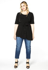 Shirt asym bottom DOLCE - black - #2