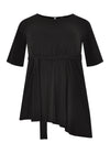 Shirt asym bottom DOLCE - black - #4