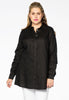 Blouse blind button closure LINEN - black 