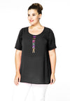 Tunic little bows BUBBLE - black