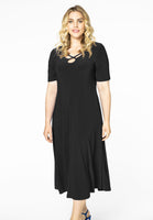 Dress long dropped neck DOLCE - black  - #1