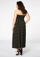 Dress strapless DOTS - black  - #3