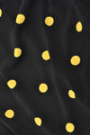 Dress cold shoulder DOTS - black - #5