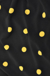Dress cold shoulder DOTS - black - #5