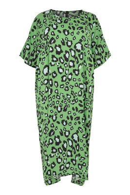 Dress straight AFRICA - green  - #1