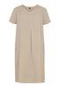 Dress pleats LINEN - brown - #4