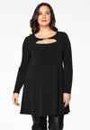 Tunic DOLCE wide bottom - black