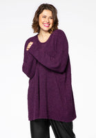 Pullover teddy - purple - #1