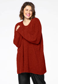 Pullover teddy - orange - #1