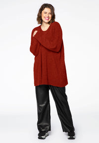 Pullover teddy - orange - #2