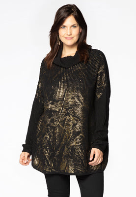 Pullover gold spray - black  - #1